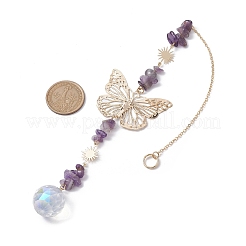 Украшения из латуни-бабочки&nbsp;HJEW-TA00131-02