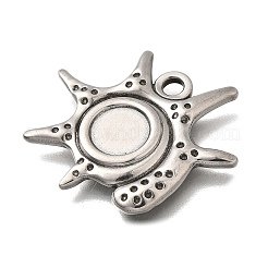 Оправы для подвесок из нержавеющей стали 304 в виде кабошонов STAS-H477-03B-P