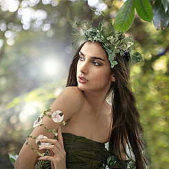 4 шт. полиэстеровые и льняные ленты для соломенной шляпы с цветком из ротанга&nbsp;AJEW-CN0004-40A