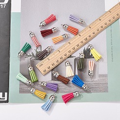 120 шт. 30 цвета искусственная замша подвеска с кисточкой украшения FIND-YW0001-14P