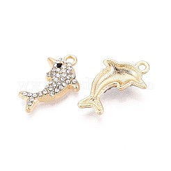 Подвески из сплава со стразами&nbsp;PALLOY-T091-23M-G