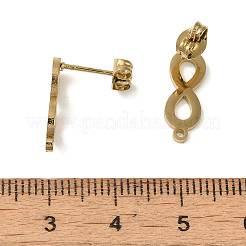 Ионное покрытие (ip) 304 нержавеющая сталь гвоздики фурнитура для сережек STAS-I206-86G