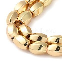 Гальванические нити синтетических магнитных гематитовых бусин G-Q1009-G02-01LG