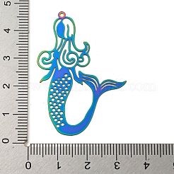 Ионное покрытие (ip) 201 нержавеющая сталь травленый металл украшения подвески STAS-G328-02J-RC