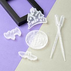 Хэллоуин DIY подвески из смолы силиконовые Молды DIY-LS0001-13