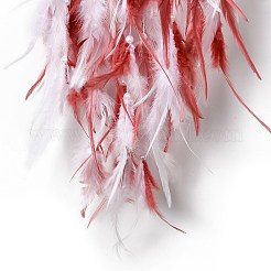 Бусы из драгоценных камней из бисера дерево жизни луна с подвеской из перьев украшения HJEW-M004-14