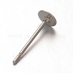 Фурнитура для сережек-гвоздиков из нержавеющей стали 304&nbsp;LS-STAS-F075-39C
