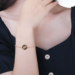 12шт 3 цветных пустых купольных плоских круглых стеклянных браслета BJEW-AB00003