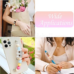 10шт 5 стиля силиконовые бусины&nbsp;SIL-CJ0003-13