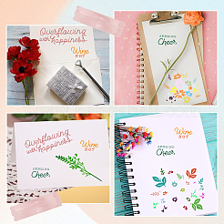 1 шт. прозрачные силиконовые штампы DIY-CP0009-57