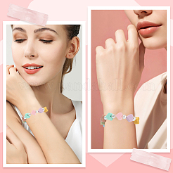 100 шт. 10-х цветные бусины из пищевого силикона в форме сердца SIL-PA0001-09B