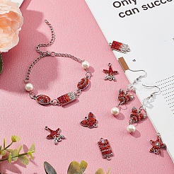 16 шт. 8 стильных подвески для соединителей из сплава с покрытием стойки&nbsp;FIND-AR0001-64