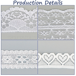 4 стиль отделка из полиэстерового кружева OCOR-GF0005-25D