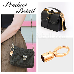 4 комплект из 2-х цветных застежек из сплава DIY-CA0005-59