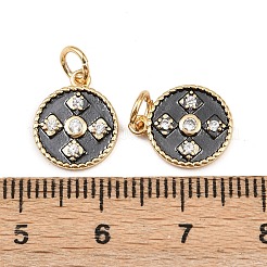 Латунь подвески циркония кубической&nbsp;KK-L251-46GB-B