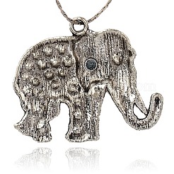 Тибетском стиле сплав горный хрусталь подвески RB-J116-27AS