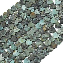 Бусы натуральная африканская бирюза (яшма) G-A272-A01-06