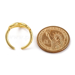 Кольца-манжеты для женщин из латуни с покрытием стойки&nbsp;RJEW-M028-04G