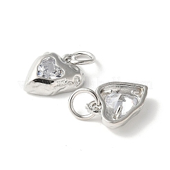 Латунные микро проложить кубического циркония подвески&nbsp;KK-U067-10P-04