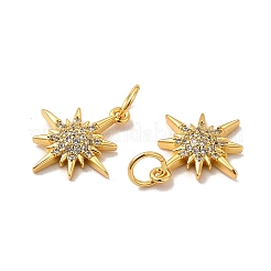 Подвески из экологически чистой латуни с микропаве из кубического циркония&nbsp;KK-A177-09G