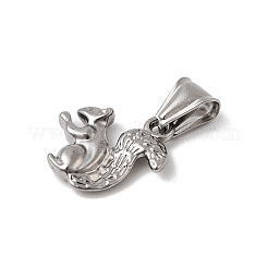 Подвески из нержавеющей стали 304 с животной тематикой&nbsp;STAS-B167-27D-P