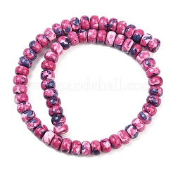 Нити окрашенных синтетических бусин из речного камня&nbsp;G-Z105-C01-01A