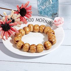 Сосна натурального дерева бисер WOOD-OC0001-21