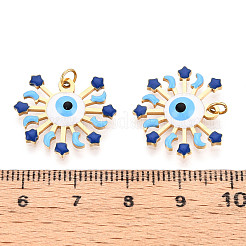 Подвески из нержавеющей стали 304 с эмалью&nbsp;STAS-N115-19B-G