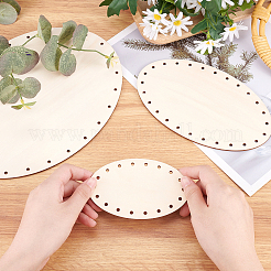 Комплект деревянных вязаных плавок крючком WOOD-WH0027-15