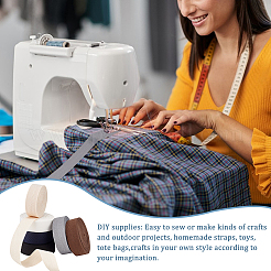 30 ярд двухцветной плоской поликоттоновой ленты OCOR-GA0001-69