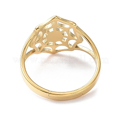 Ионное покрытие (ip) 304 нержавеющая сталь паутина регулируемые кольца для женщин RJEW-I097-07G