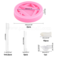 Круглая подставка для мобильного телефона своими руками силиконовые Молды наборы DIY-OC0003-44