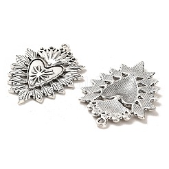 Подвески из сплава в тибетском стиле со стразами FIND-C043-025AS