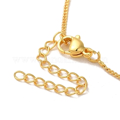 Изготовление ожерелья из латуни в стиле макраме для изготовления самородков из драгоценных камней&nbsp;KK-M285-02B-G