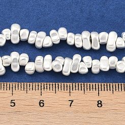 Гальванические нити из синтетических немагнитных гематитовых бусин G-U003-10