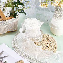 Кружевная лента из полиэстера&nbsp;OCOR-WH20005-44A