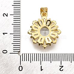 Латунные микро проложить кубического циркония подвески&nbsp;KK-K401-34G-01