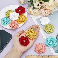 12 шт. 6 цвета ручная работа волокна вязание украшения аксессуары&nbsp;FIND-FG0003-54