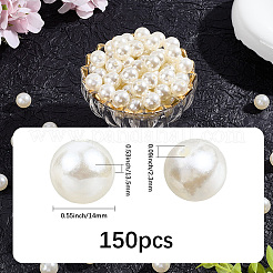 Имитация жемчуга акриловые&nbsp;PEAR-LT0001-02A