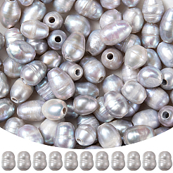 50 шт. жемчужные бусины с крупным отверстием&nbsp;PEAR-LT0001-09B