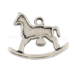 Тибетский стиль Rocking Horse сплава подвески&nbsp;TIBEP-Q050-05AS-RS