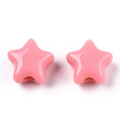 Непрозрачные акриловые бусины MACR-T047-01-12