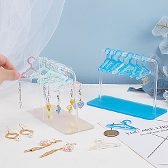 Акриловый дисплей серьги стойки AJEW-WH0304-73D