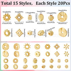 300шт набор бусин из сплава в тибетском стиле 15 стиля&nbsp;FIND-SP0002-16A