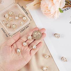 20 шт. латунные подвески в форме капли&nbsp;KK-BBC0006-90