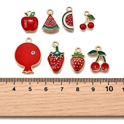 40шт 8 стиля подвески из сплава с эмалью&nbsp;ENAM-FP0002-81