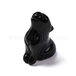 Натуральные обсидианные декорации&nbsp;DJEW-P019-A11