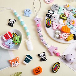 12 шт. 6 стиля коала силиконовые фокусные бусины JX661A