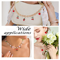 40шт 8 стиля подвески из сплава с эмалью&nbsp;ENAM-FP0002-81