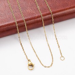 Ожерелья из нержавеющей стали 304 с цепочкой из троса NJEW-M151-24G